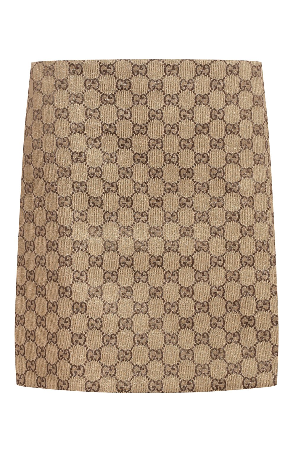 Хлопковая юбка GUCCI золотого цвета по цене 145000 руб., арт. 771362/ZA000, фото 1 Хлопковая юбка GUCCI, арт. 771362/ZA000, фото 1