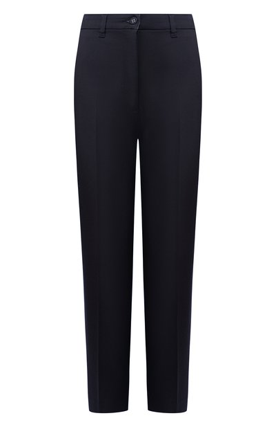 Хлопковые брюки TWO WOMEN IN THE WORLD темно-синего цвета по цене 15500 руб., арт. LAUREN/UWZLN, фото 1 Хлопковые брюки TWO WOMEN IN THE WORLD, арт. LAUREN/UWZLN, фото 1