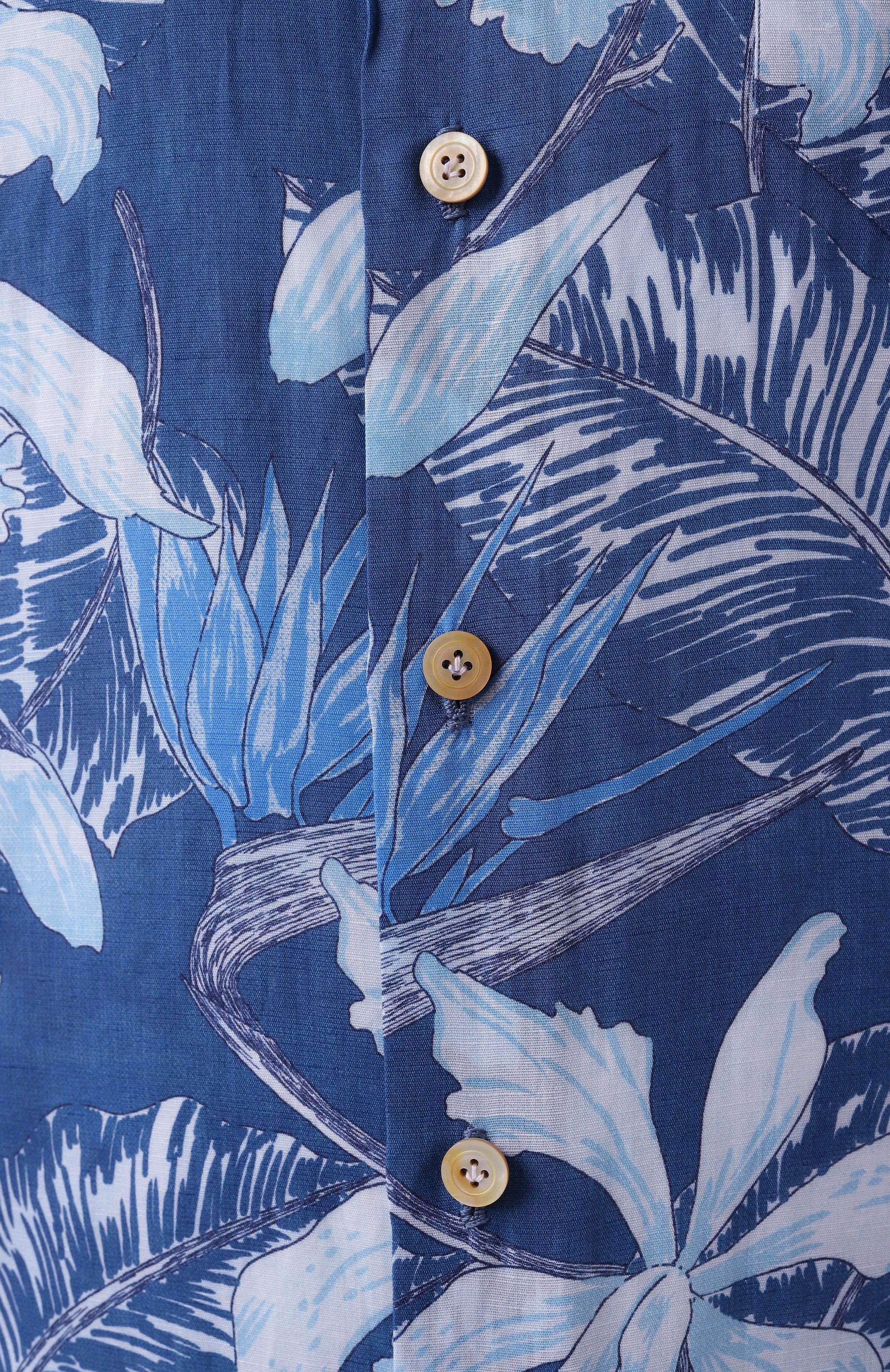 Рубашка из хлопка и льна KITON, арт. UMCNERH0928305, фото 6