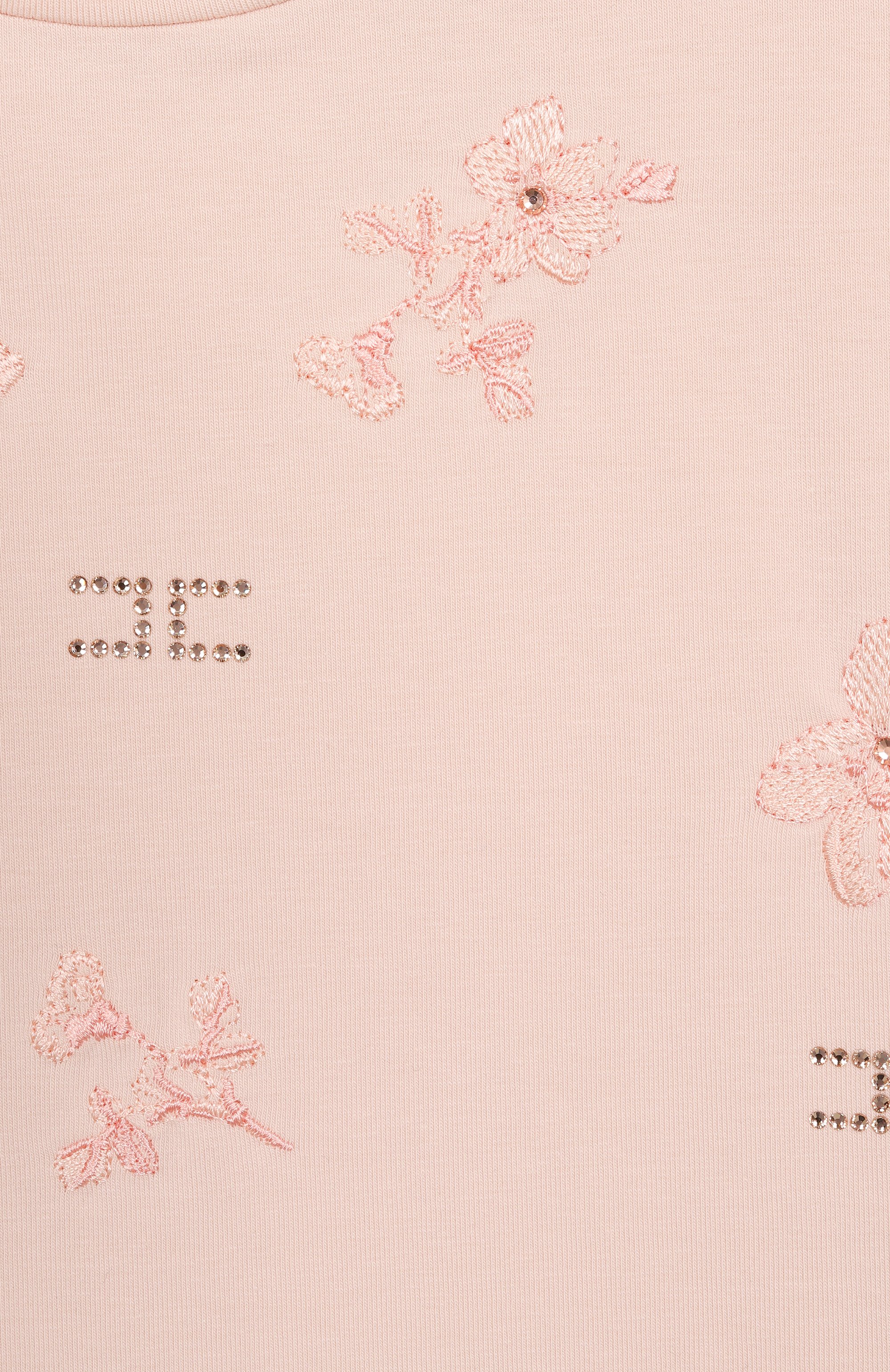 Хлопковая футболка ELISABETTA FRANCHI LA MIA BAMBINA, арт. EFTS2400/JE006/4A-8A, фото 3