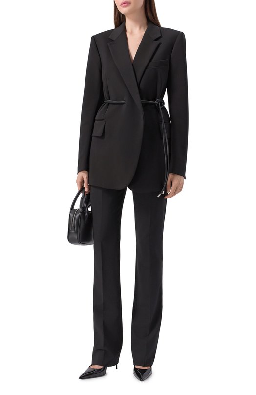 Шерстяные брюки Sportmax HARRY Чёрный  HARRY Фото 2