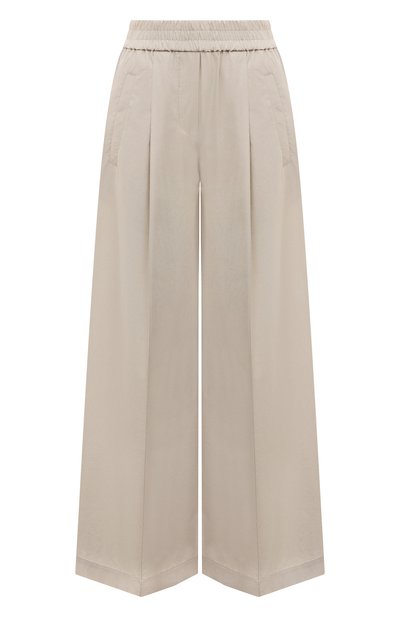 Женские хлопковые брюки BRUNELLO CUCINELLI, арт. ML949B1325