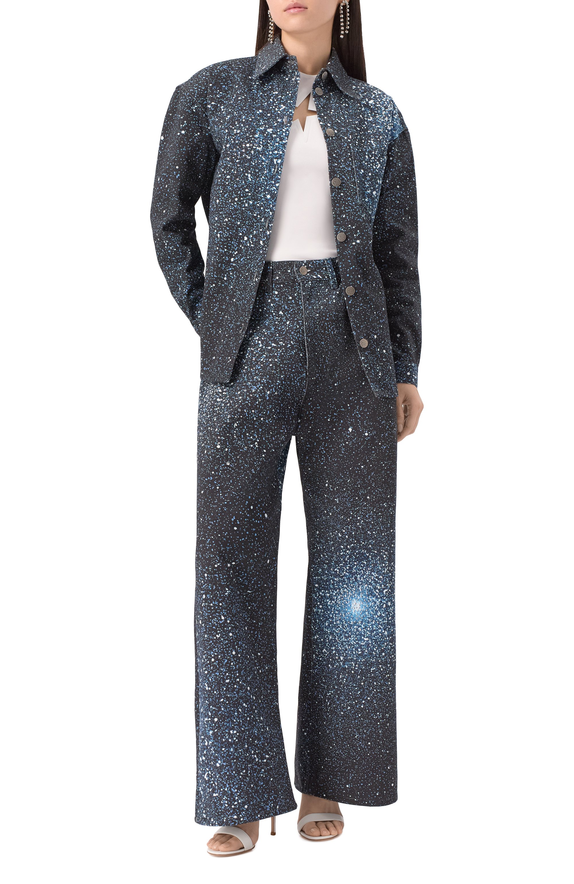 Джинсовая рубашка GIUSEPPE DI MORABITO, арт. 04SSDNT032C 04455, фото 2