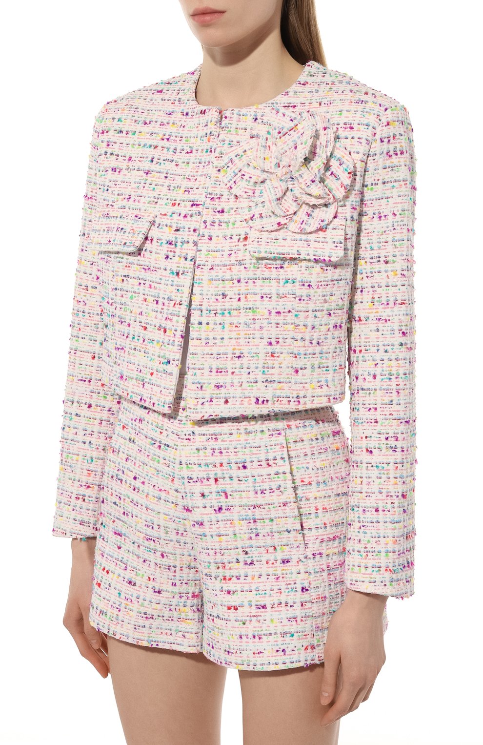 Жакет FORTE DEI MARMI COUTURE разноцветного цвета по цене 78400 руб., арт. 23SF6401, фото 3 Жакет FORTE DEI MARMI COUTURE, арт. 23SF6401, фото 3