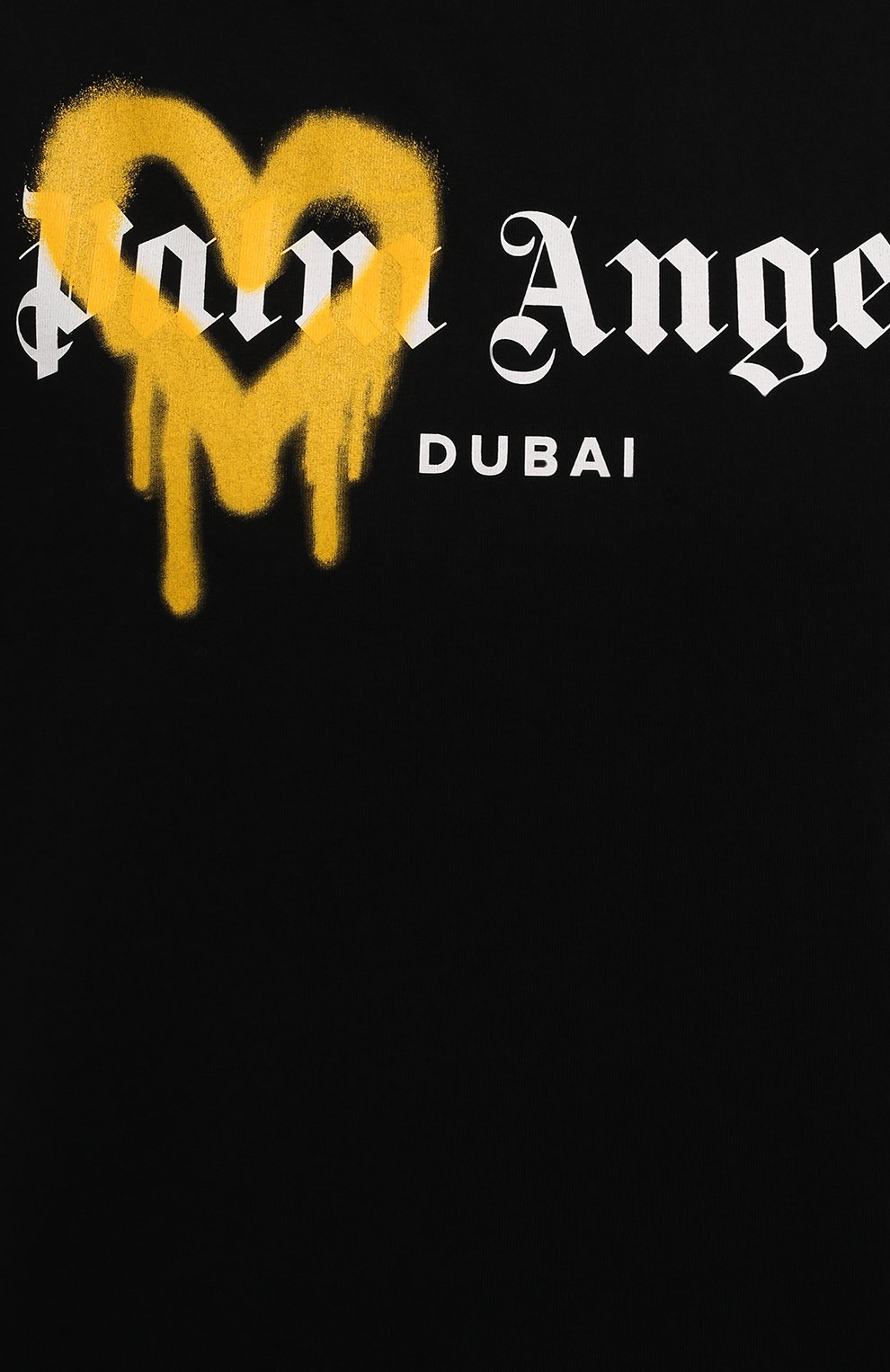 Хлопковая футболка PALM ANGELS черного цвета по цене 24450 руб., арт. PMAA001F21JER0041018, фото 5 Хлопковая футболка PALM ANGELS, арт. PMAA001F21JER0041018, фото 5