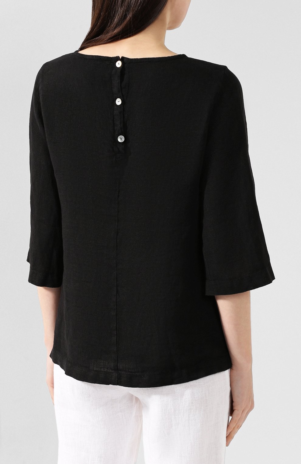 Льняной топ LA FABBRICA DEL LINO, арт. ES912, фото 4