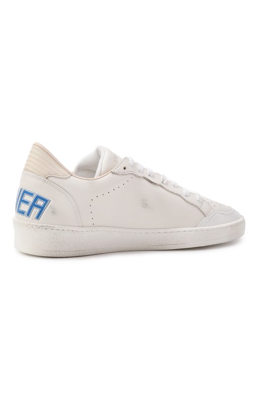 Кожаные кеды Ball Star Golden Goose Deluxe Brand GMF00851.F006781 Белый  GMF00851.F006781 Фото 5
