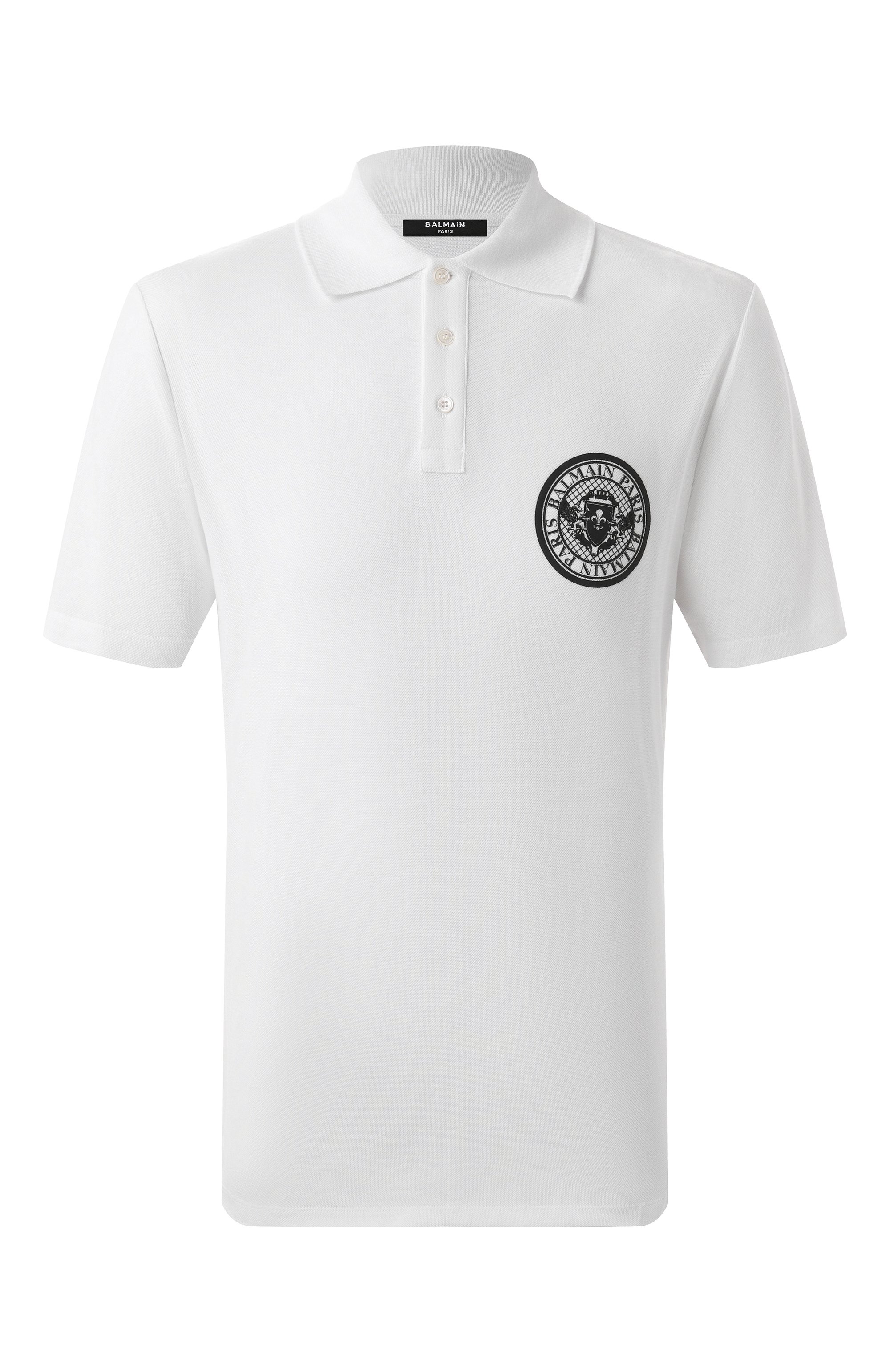 Хлопковое поло BALMAIN, арт. EH1GC026/BC94, фото 1