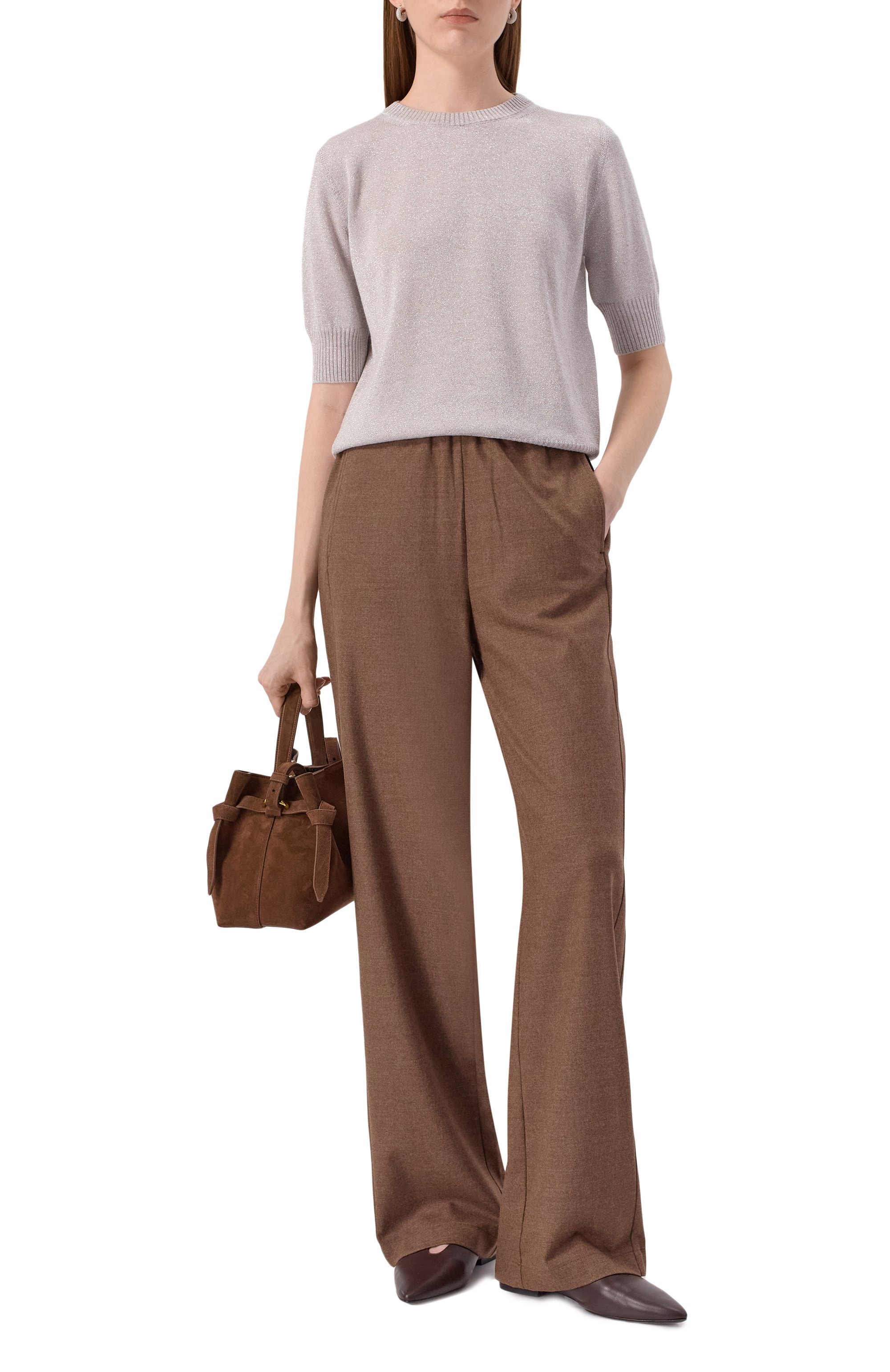 Брюки из шерсти и кашемира GRAN SASSO, арт. 76271/58897, фото 2