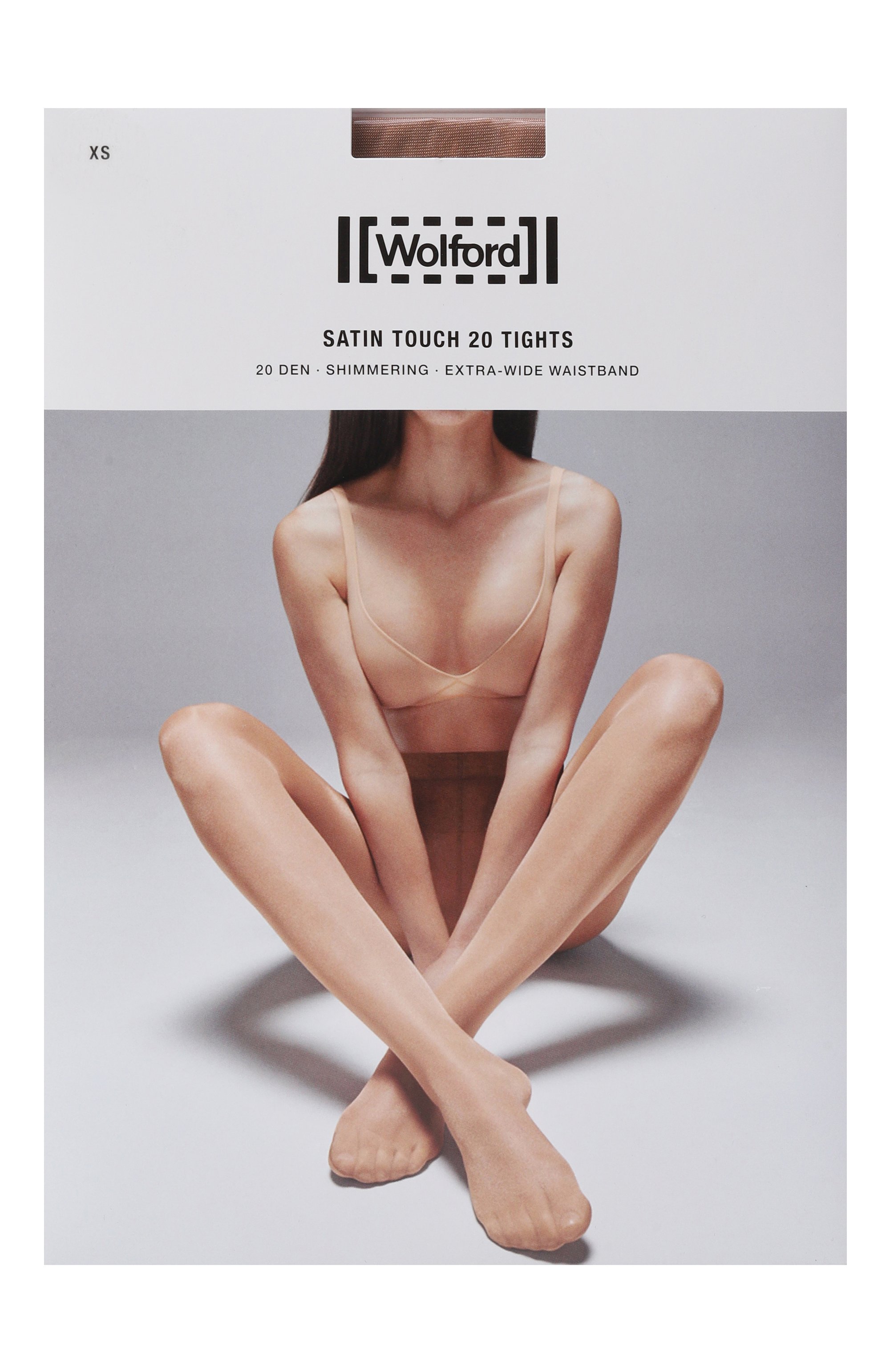 Колготки WOLFORD бежевого цвета по цене 3900 руб., арт. 14776, фото 1 Колготки WOLFORD, арт. 14776, фото 1