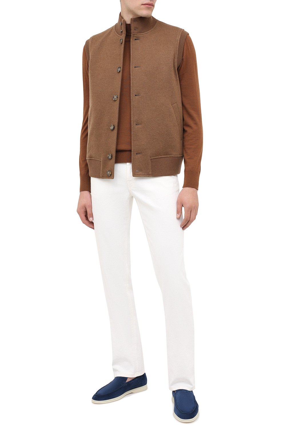 Замшевые лоферы summer walk LORO PIANA, арт. FAE8124, фото 2