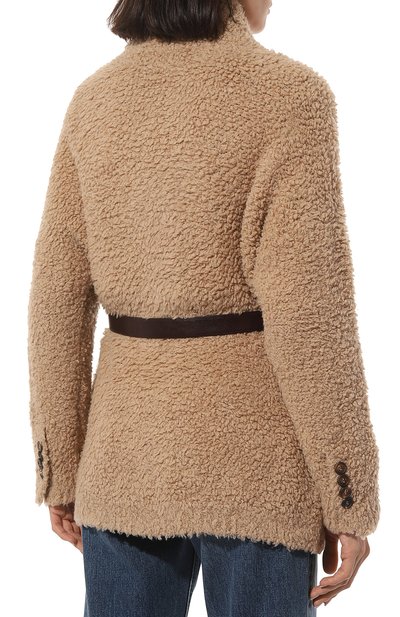 Кашемировый кардиган BRUNELLO CUCINELLI бежевого цвета по цене 614500 руб., арт. M1F351506, фото 4 Кашемировый кардиган BRUNELLO CUCINELLI, арт. M1F351506, фото 4