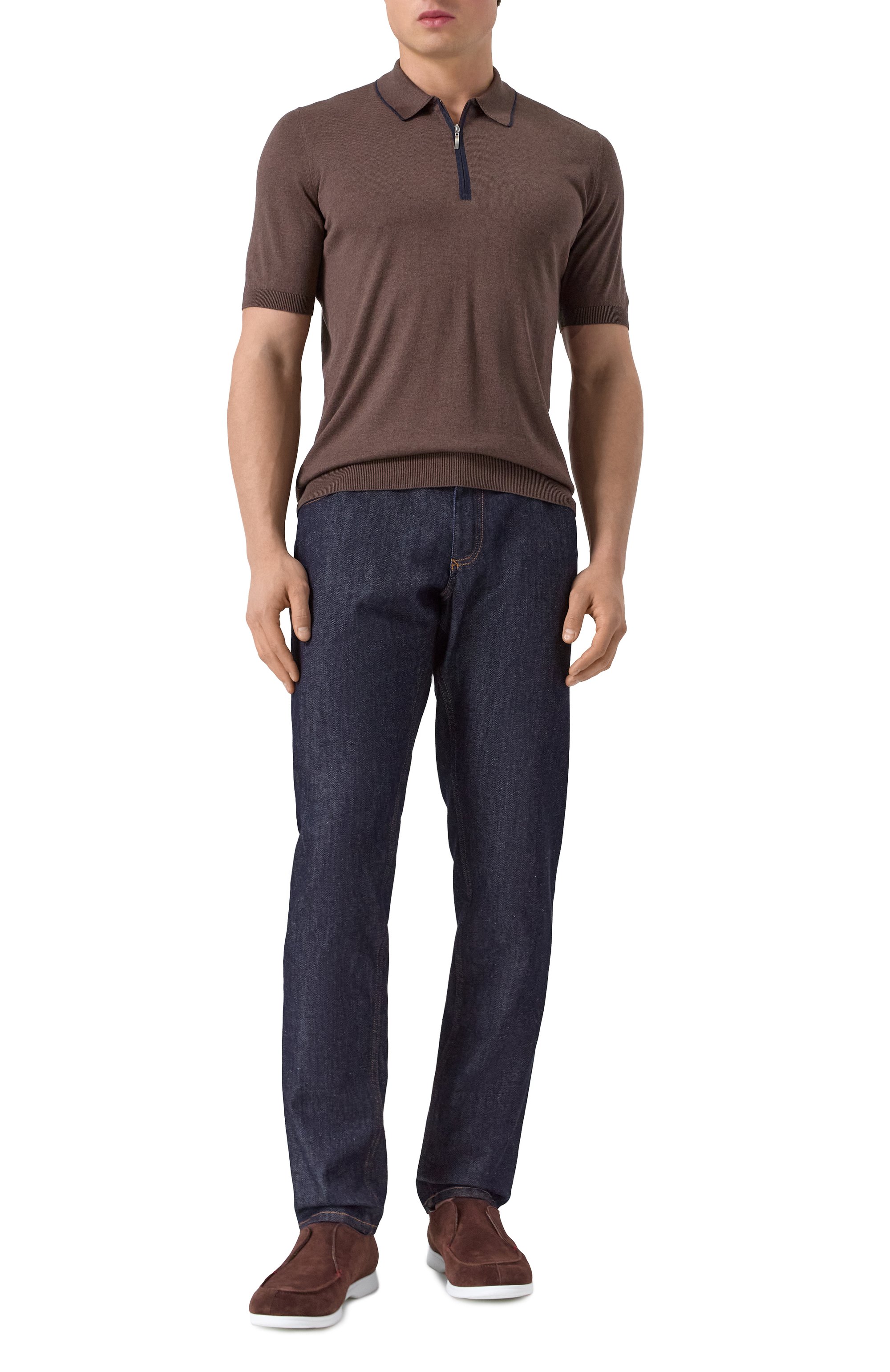 Замшевые лоферы KITON, арт. USSA086N0097703, фото 2