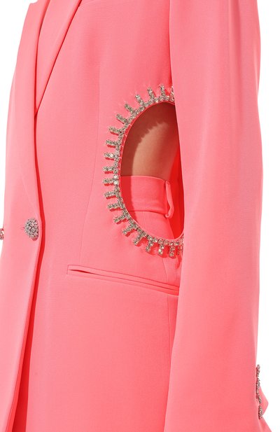 Жакет ALINE кораллового цвета по цене 38000 руб., арт. AL040601-2, фото 5 Жакет ALINE, арт. AL040601-2, фото 5