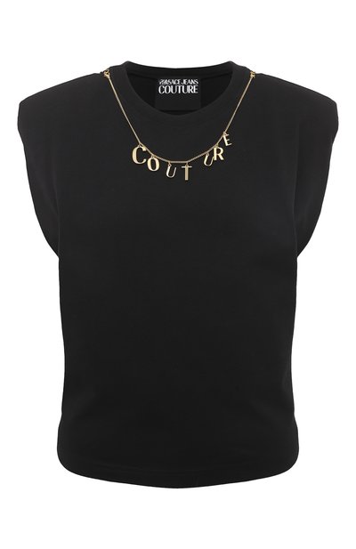 Хлопковая футболка VERSACE JEANS COUTURE, арт. 74HAHE06/CJ00E, фото 1