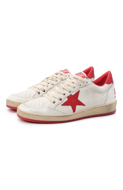 Кожаные кеды superstar GOLDEN GOOSE DELUXE BRAND, арт. GWF00117.F000325, фото 1