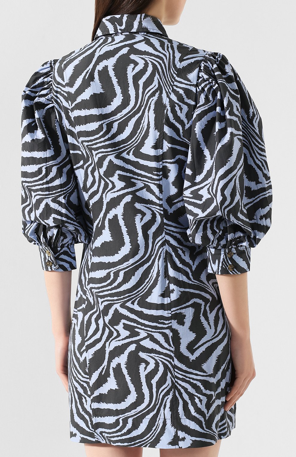 Хлопковое платье GANNI, арт. F4329, фото 4