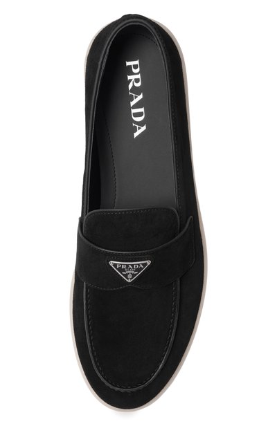 Замшевые лоферы PRADA, арт. 2DG124/103, фото 5