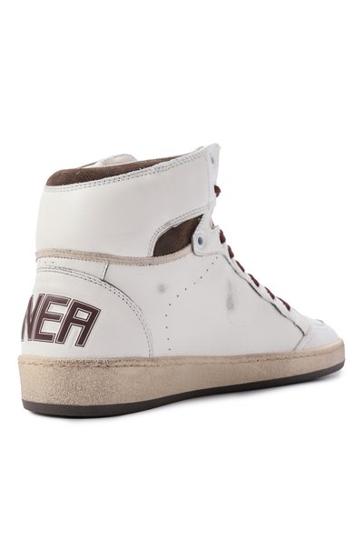 Кожаные кеды sky-star GOLDEN GOOSE DELUXE BRAND, арт. GMF00230.F004005, фото 4