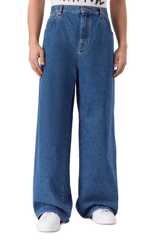 Джинсы Wide Balmain GH1ML160/DG08 Синий  GH1ML160/DG08 Фото 3
