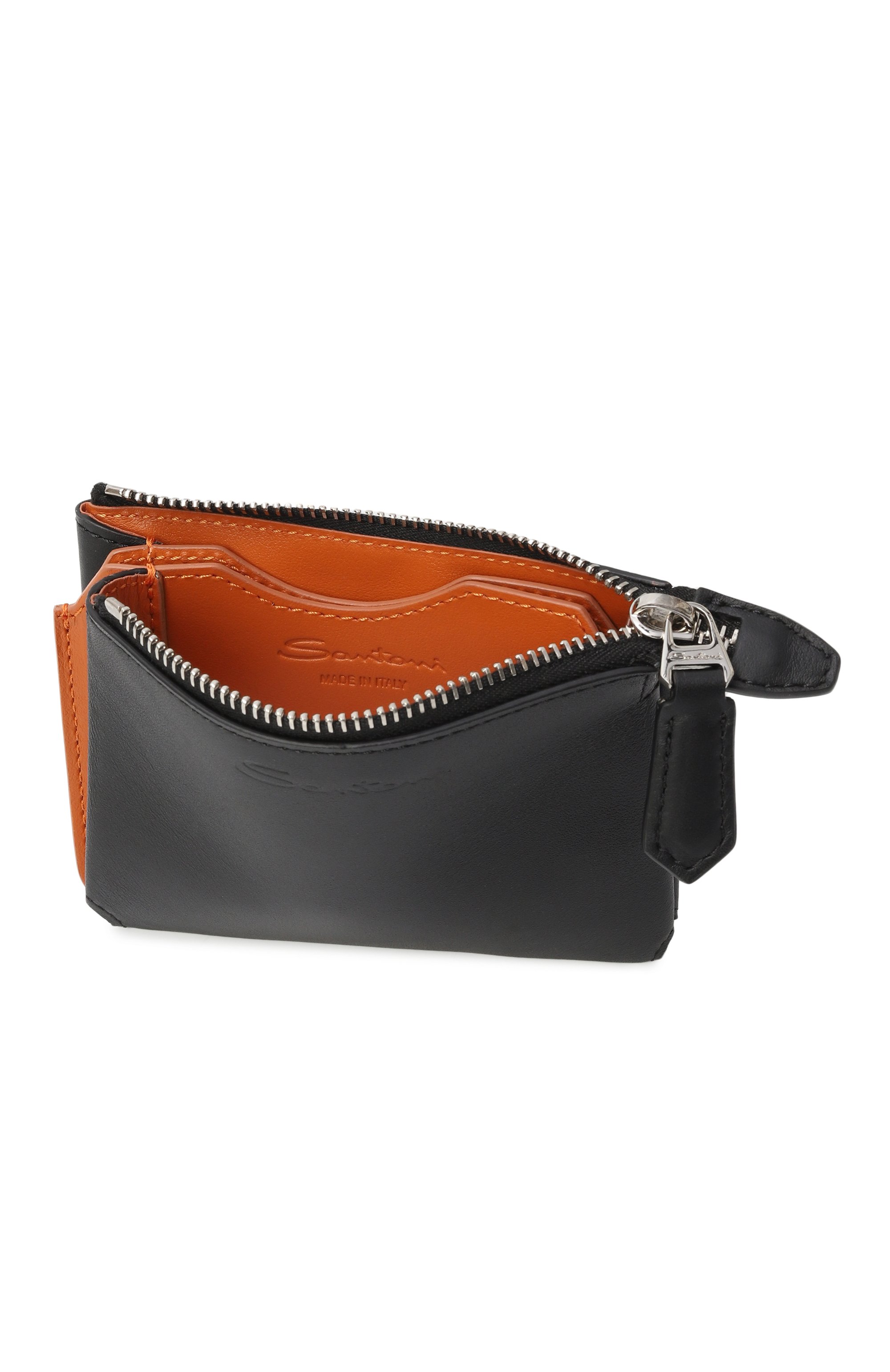 Кожаное портмоне SANTONI, арт. UFPGA2636F0-AFSE, фото 3