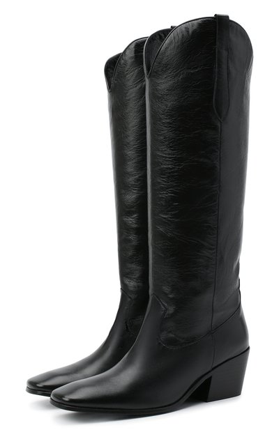 Кожаные сапоги willa BY FAR, арт. 20FWWLDBLCRE, фото 1