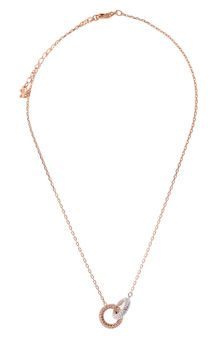 Женское колье dextera SWAROVSKI золотого цвета, арт. 5414999 | Фото 1 (Материал: Металл, Кристаллы; Нос: Не проставлено; Автоматизация состава: Проставлено)