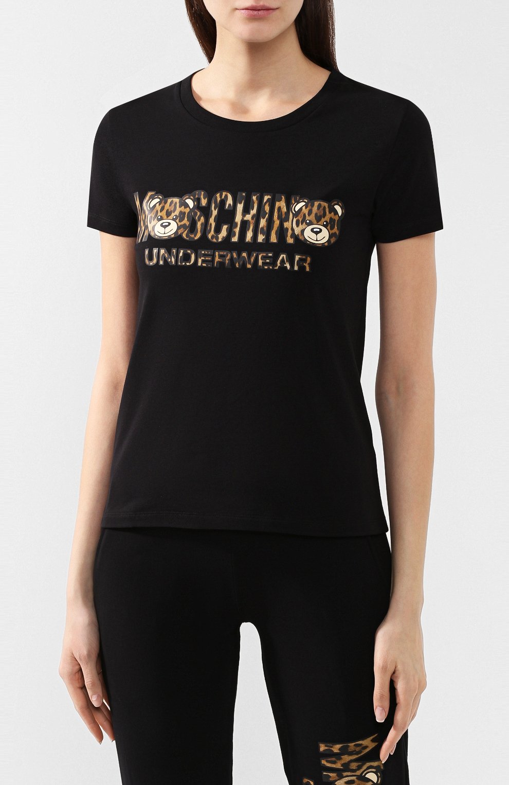 Хлопковая футболка MOSCHINO, арт. A1913/9003, фото 3