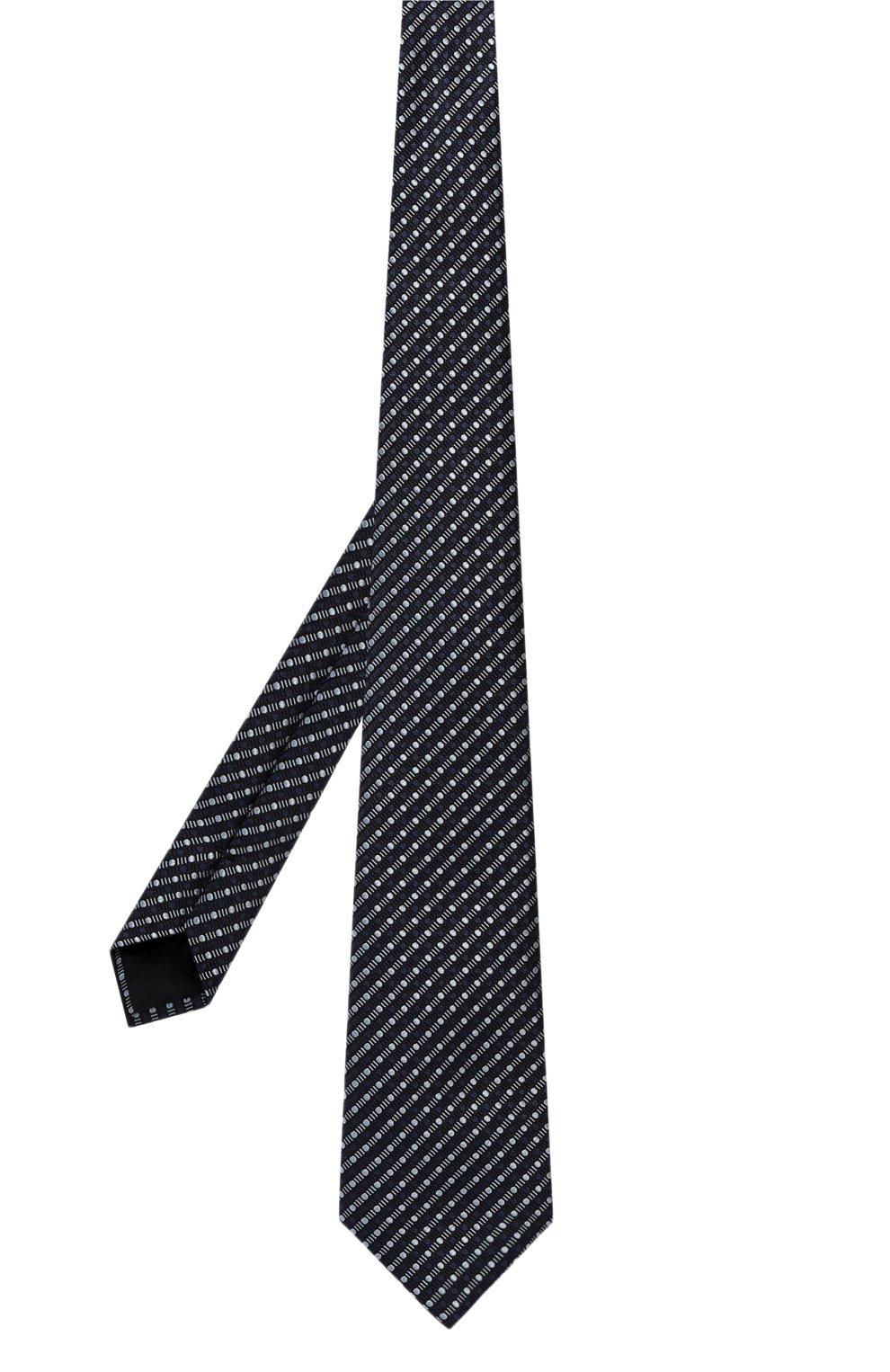 Шелковый галстук GIORGIO ARMANI темно-синего цвета по цене 19950 руб., арт. 360054/4R937, фото 3 Шелковый галстук GIORGIO ARMANI, арт. 360054/4R937, фото 3