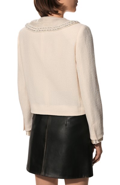 Жакет из шерсти и шелка MIU MIU, арт. MH1681-GWV-F0009, фото 4