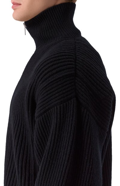 Шерстяной кардиган JIL SANDER черного цвета по цене 227000 руб., арт. J22HP0048-J14784, фото 5 Шерстяной кардиган JIL SANDER, арт. J22HP0048-J14784, фото 5