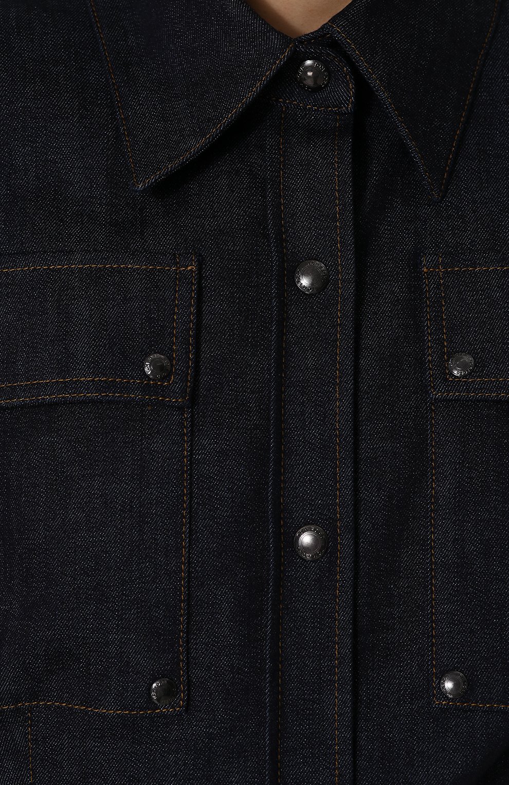 Укороченная джинсовая куртка с отложным воротником TOM FORD, арт. CPD003-DEX083, фото 5