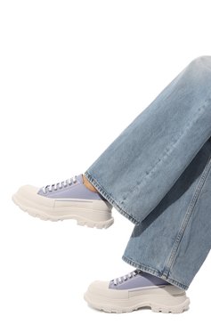 Кожаные кроссовки treadslick ALEXANDER MCQUEEN, арт. 702042WHZ62 5439, фото 3