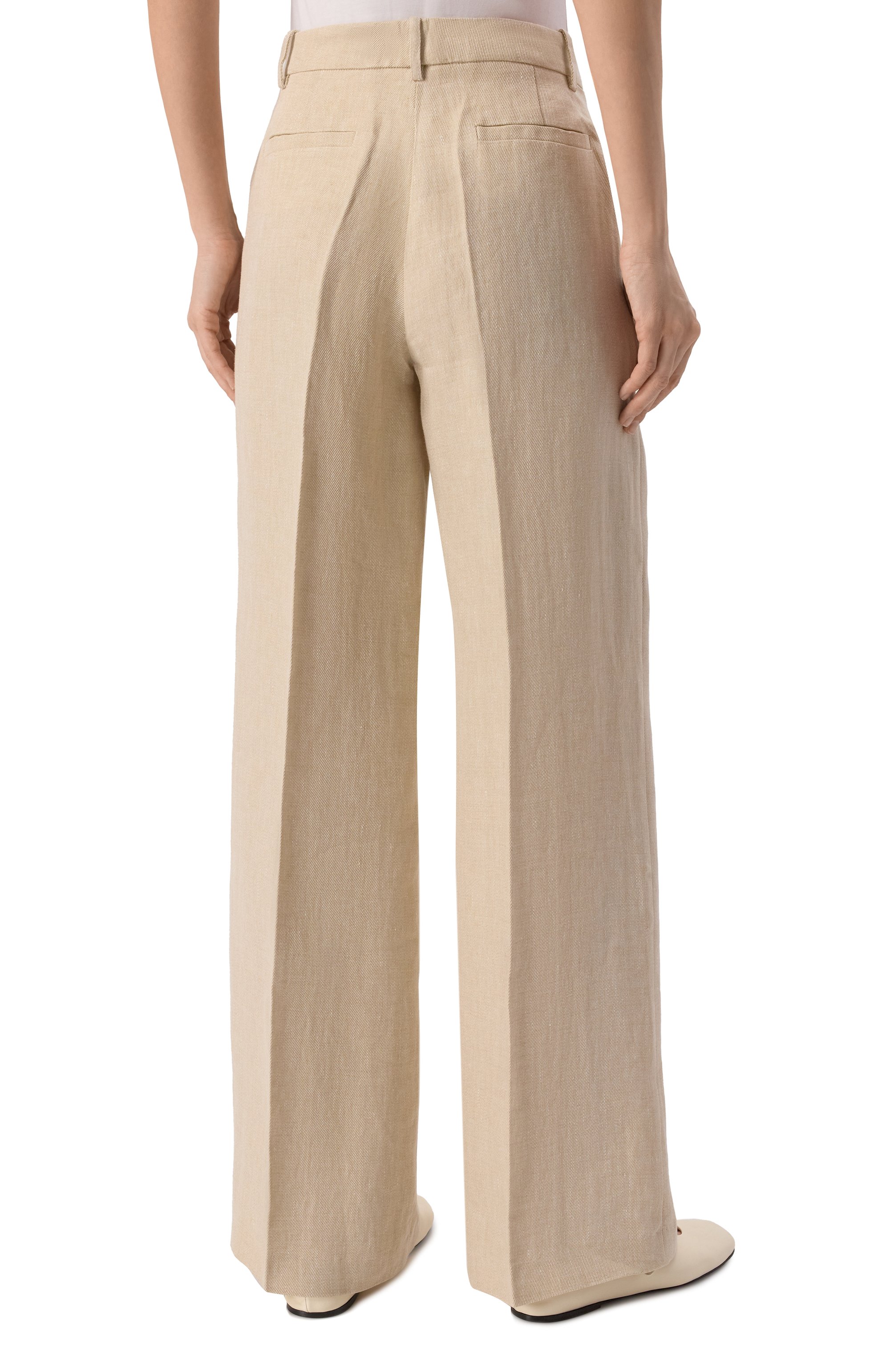 Льняные брюки P.A.R.O.S.H., арт. D232290, фото 4