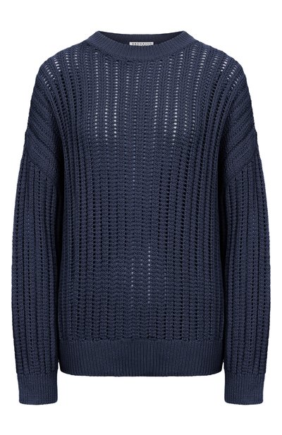 Женский хлопковый свитер BRUNELLO CUCINELLI, арт. MSB581800