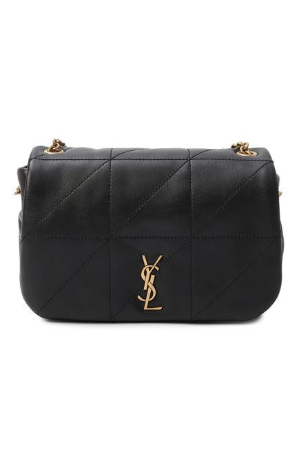 Женская сумка jamie 4.3 small SAINT LAURENT черного цвета, арт. 766754/AAB32 | Фото 1 (Драгоценные камни: Проставлено; Ремень/цепочка: На ремешке; Размер: small; Материал сплава: Проставлено; Материал: Натуральная кожа)