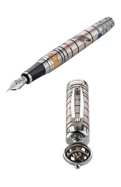 Мужского перьевая ручка MONTEGRAPPA бесцветного цвета, арт. ISNCN2SE | Фото 4 (Региональные ограничения белый список (Axapta Mercury): Не проставлено; Материал сплава: Серебро; Нос: Не проставлено)