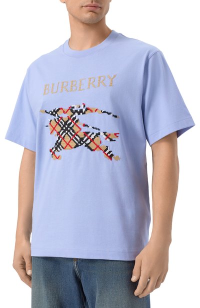 Хлопковая футболка BURBERRY, арт. 8130086, фото 3