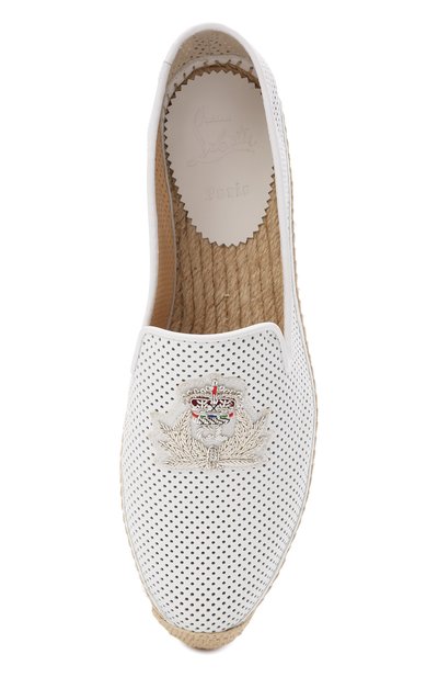 Кожаные эспадрильи nanou orlato donna CHRISTIAN LOUBOUTIN, арт. 1210769/NAN0U 0RLAT0 D0NNA FLAT, фото 5