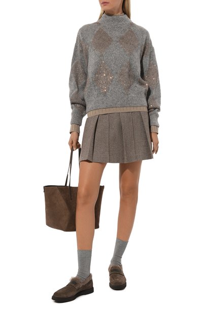 Шерстяная юбка BRUNELLO CUCINELLI, арт. MB131G3710, фото 2