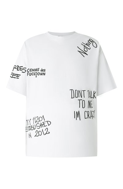 Мужская хлопковая футболка COMME DES FUCKDOWN, арт. CFABM01552