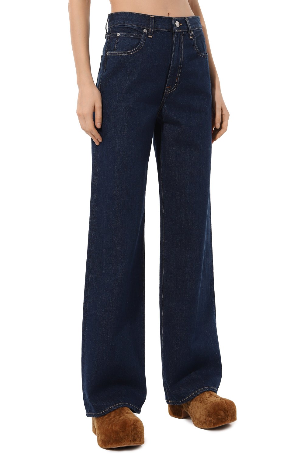 Джинсы SLVRLAKE темно-синего цвета по цене 35150 руб., арт. GRCJ707SEVMR, фото 3 Джинсы SLVRLAKE, арт. GRCJ707SEVMR, фото 3