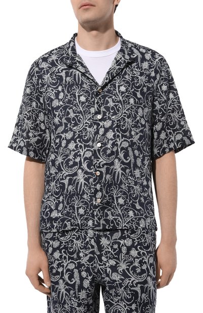 Льняная рубашка KITON, арт. UMC024H08902, фото 3