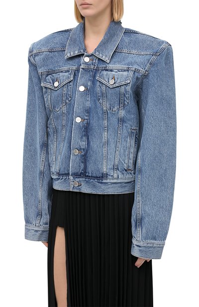 Джинсовая куртка VETEMENTS, арт. WAH21JA073 2803/MEDIUM BLUE, фото 4