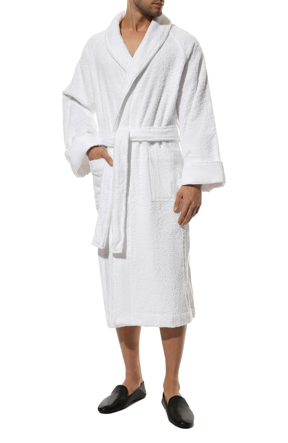 Халат unito FRETTE белого цвета по цене 36900 руб., арт. FR4645 D2060 G02X, фото 2 Халат unito FRETTE, арт. FR4645 D2060 G02X, фото 2