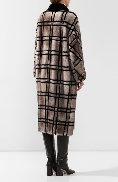 Шуба из меха норки COLOR TEMPERATURE, арт. fw18ct4, фото 4