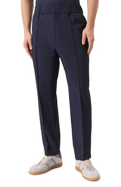 Брюки EMPORIO ARMANI темно-синего цвета по цене 28550 руб., арт. EM001508/AF14076, фото 3 Брюки EMPORIO ARMANI, арт. EM001508/AF14076, фото 3