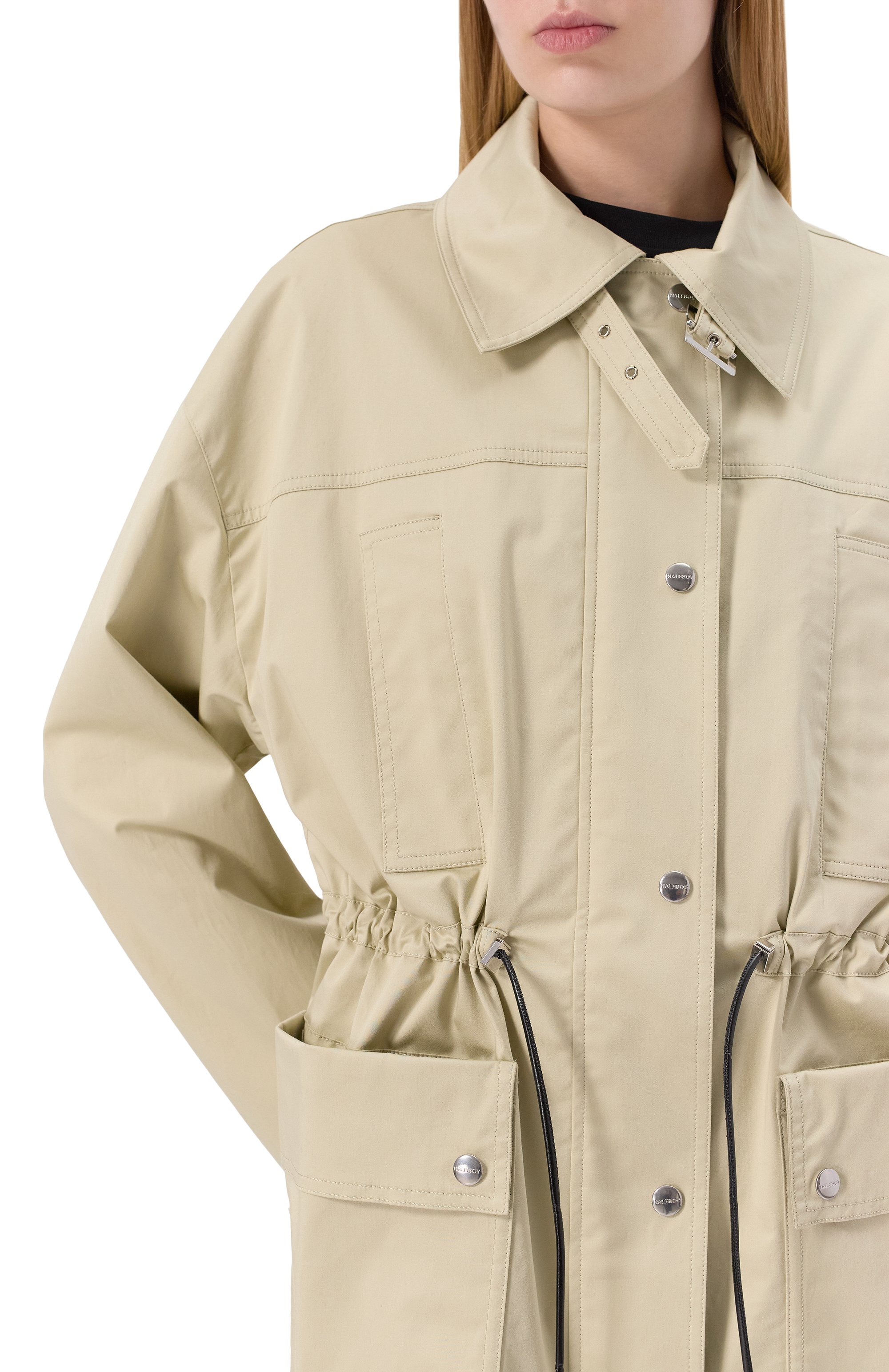 Хлопковая парка HALFBOY, арт. HS251W0004, фото 5
