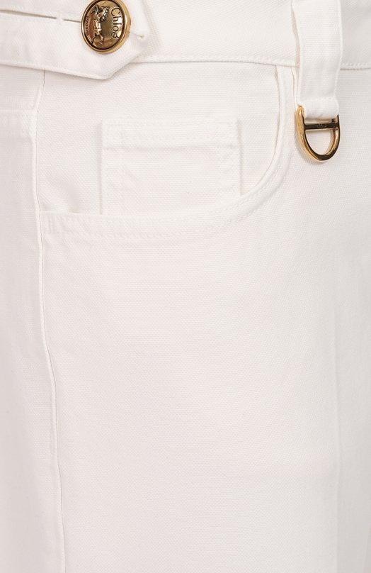 Джинсы Chloé CHC25SPA12365 Белый  CHC25SPA12365 Фото 6