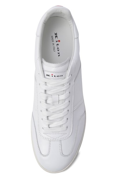 Кожаные кеды KITON, арт. USSA396N01380, фото 5